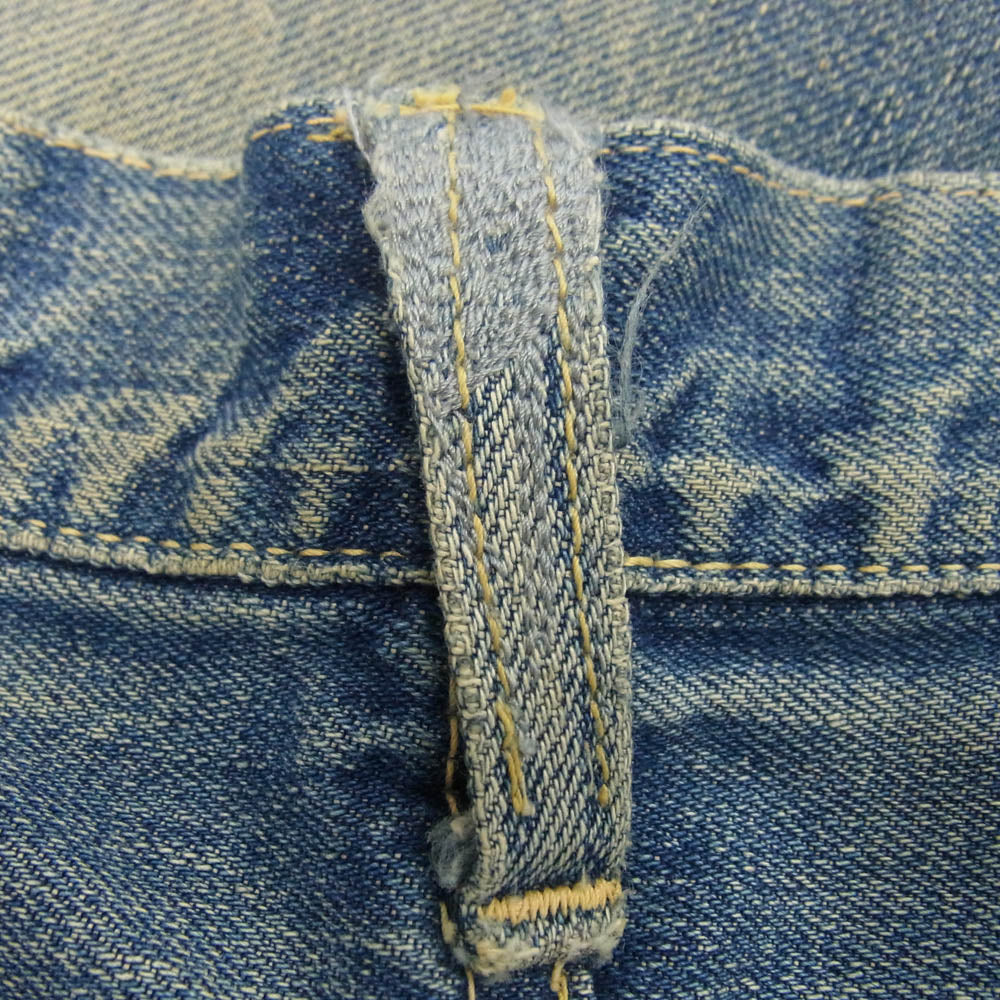 Levi's リーバイス 60s 501XX 刻印ツメ 両面均等V 通常R デニムパンツ インディゴブルー系【中古】