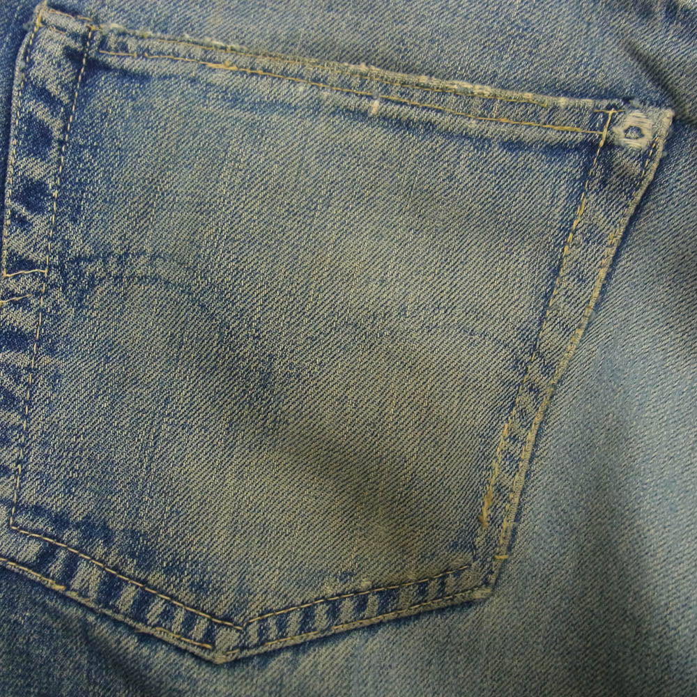 Levi's リーバイス 60s 501XX 刻印ツメ 両面均等V 通常R デニムパンツ インディゴブルー系【中古】