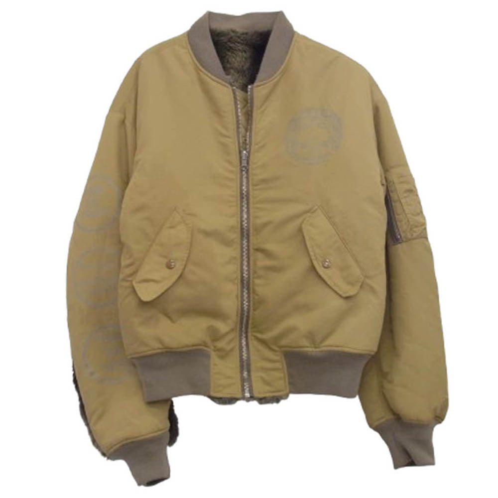 ブラック ウィドー 22SS-JK01 ファー フライト ミリタリー ジャケット カーキ系 XL【中古】