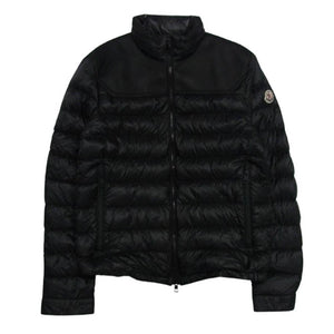 MONCLER モンクレール H10911A00108　53279 TOCQUET ムートン 切替 ダウン ジャケット ブラック系 2【中古】