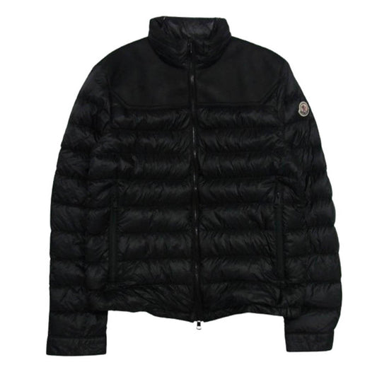 MONCLER モンクレール H10911A00108　53279 TOCQUET ムートン 切替 ダウン ジャケット ブラック系 2【中古】