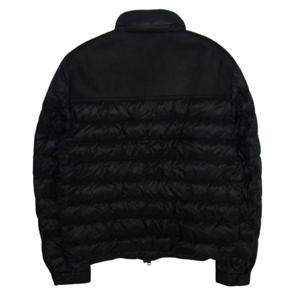 MONCLER モンクレール H10911A00108　53279 TOCQUET ムートン 切替 ダウン ジャケット ブラック系 2【中古】