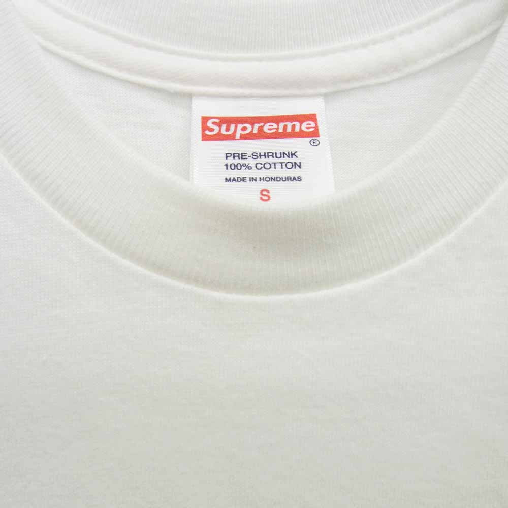 Supreme シュプリーム 25SS SpongeBob Castelli Racing L/S Tee スポンジ ボブ カステッリ レーシング L/S Tシャツ ホワイト系 S【中古】