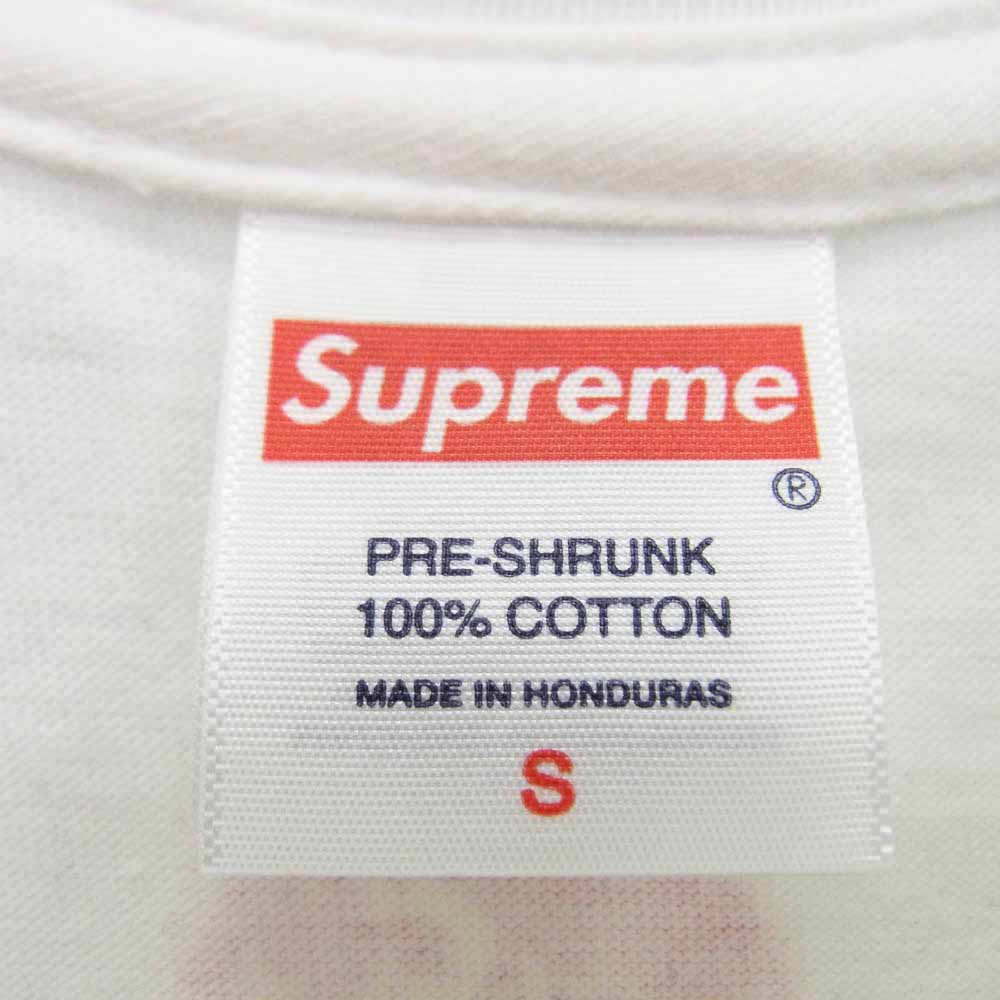 Supreme シュプリーム 25SS SpongeBob Castelli Racing L/S Tee スポンジ ボブ カステッリ レーシング L/S Tシャツ ホワイト系 S【中古】