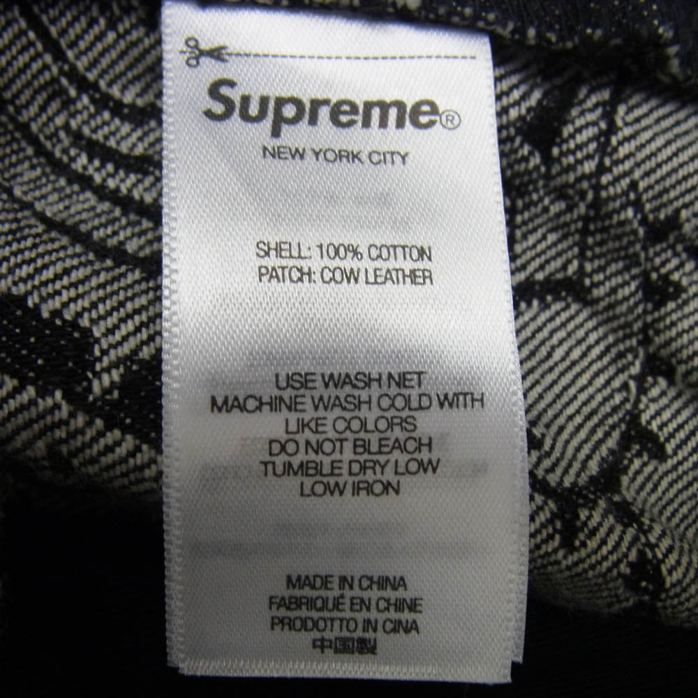 Supreme シュプリーム 25SS Bandana Jacquard Baggy Jean バンダナ ジャガード バギー デニムパンツ ブラック系 30【極上美品】【中古】