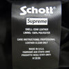 Supreme シュプリーム 23AW x Schott ショット Leather Car Coat レザー カーコート レザージャケット ブラック系 M【中古】