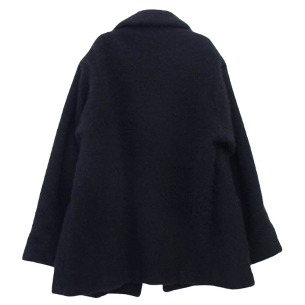 COMOLI コモリ 19AW Q03-04001 カシミヤショールカラーコート ネイビー系 2【中古】