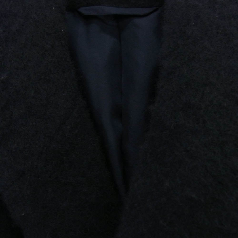 COMOLI コモリ 19AW Q03-04001 カシミヤショールカラーコート ネイビー系 2【中古】
