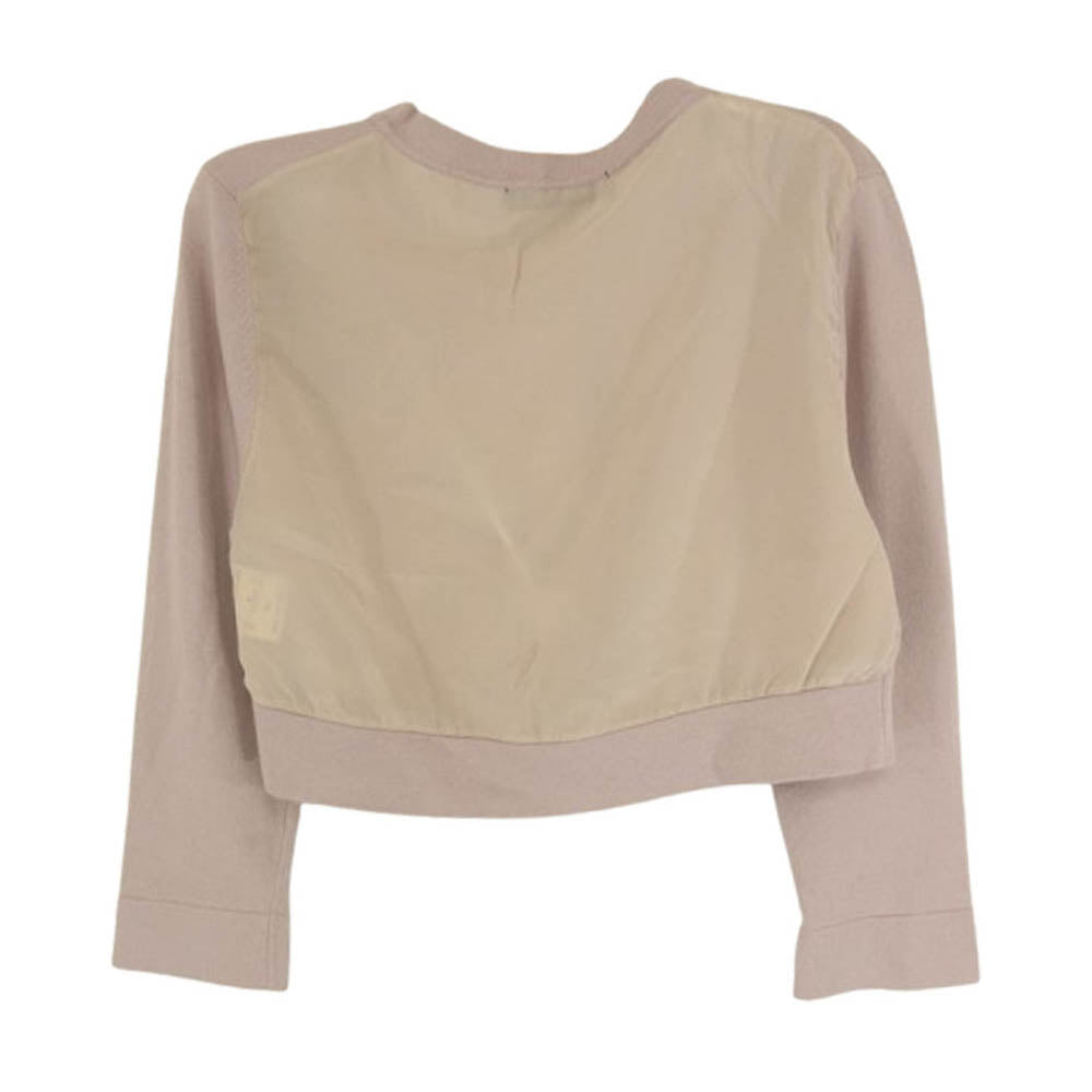 YOKO CHAN ヨーコチャン YCSN-317-036 シルク 長袖 カーディガン ピンク ピンク系【中古】