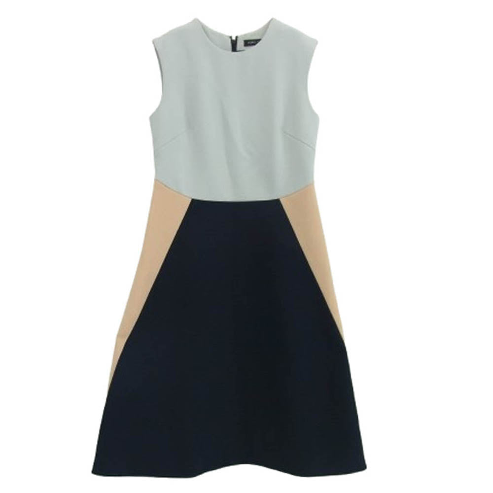 YOKO CHAN ヨーコチャン YCD-51-304 ノースリーブ ワンピース ドレス ライトブルー系 マルチカラー系 36【中古】