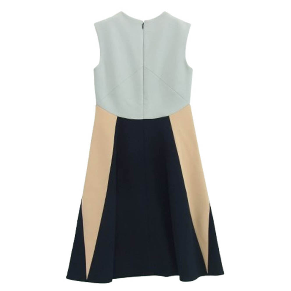 YOKO CHAN ヨーコチャン YCD-51-304 ノースリーブ ワンピース ドレス ライトブルー系 マルチカラー系 36【中古】