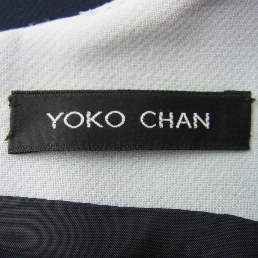 YOKO CHAN ヨーコチャン YCD-51-304 ノースリーブ ワンピース ドレス ライトブルー系 マルチカラー系 36【中古】