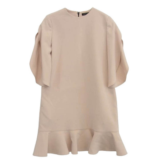 YOKO CHAN ヨーコチャン YCD-519-437 バルーン フリル ワンピース ドレス ピンク系 36【中古】