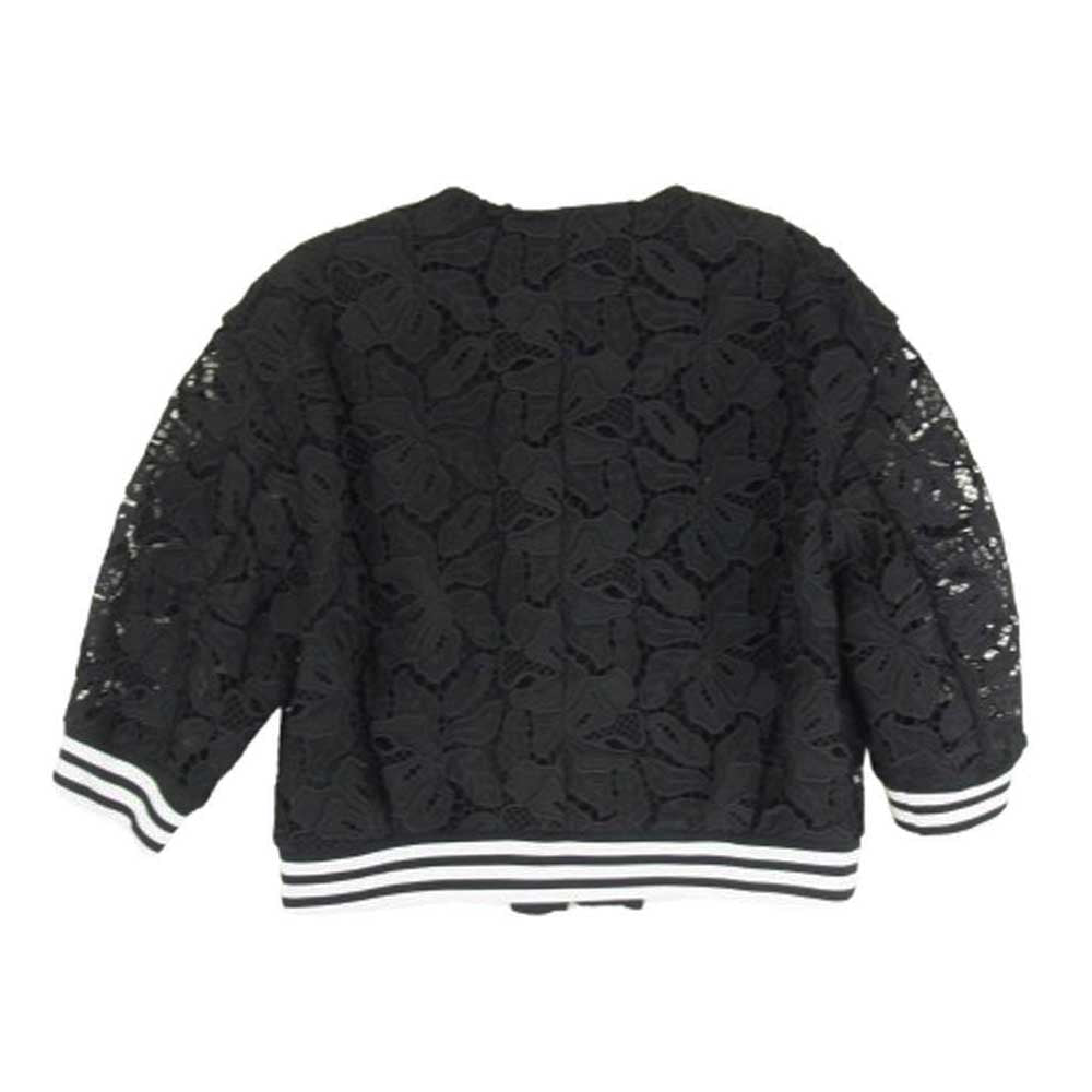 ボーダーズアットバルコニー BD1811-3B-20 LACE BLOUSON レース ブルゾン ジャケット ブラック系 36【中古】