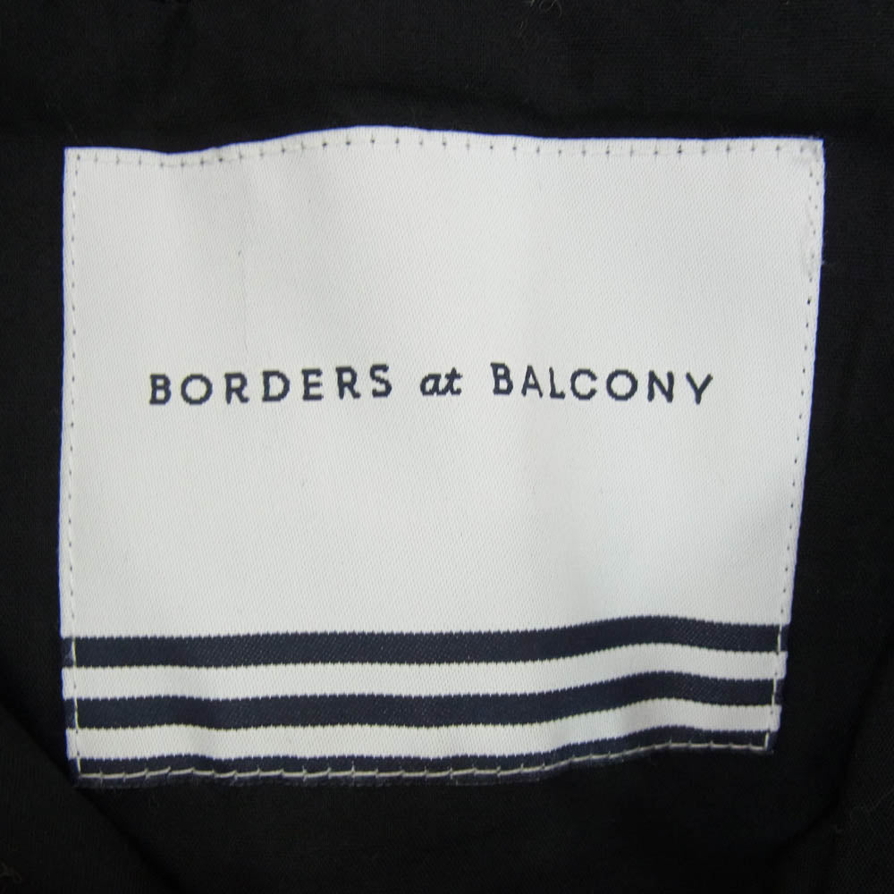 ボーダーズアットバルコニー BD1811-3B-20 LACE BLOUSON レース ブルゾン ジャケット ブラック系 36【中古】