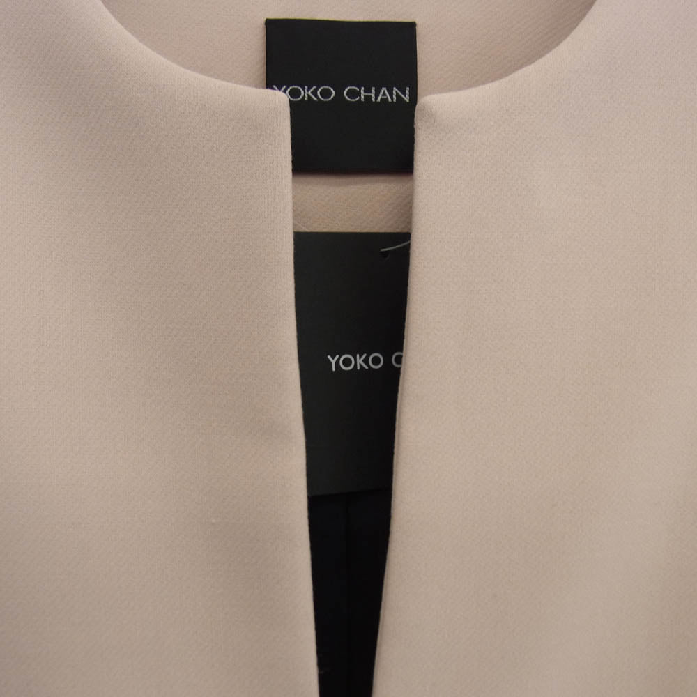 YOKO CHAN ヨーコチャン パール ペタル コート ジャケット ベージュ系 36【中古】