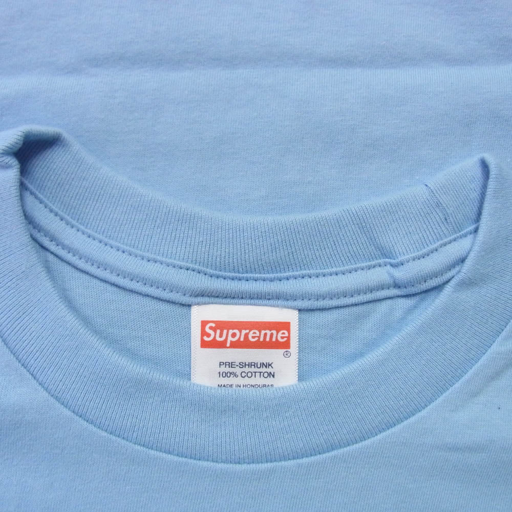Supreme シュプリーム 25SS Piss Tee ピス プリント Tシャツ 半袖カットソー ライトブルー系 L【新古品】【未使用】【中古】