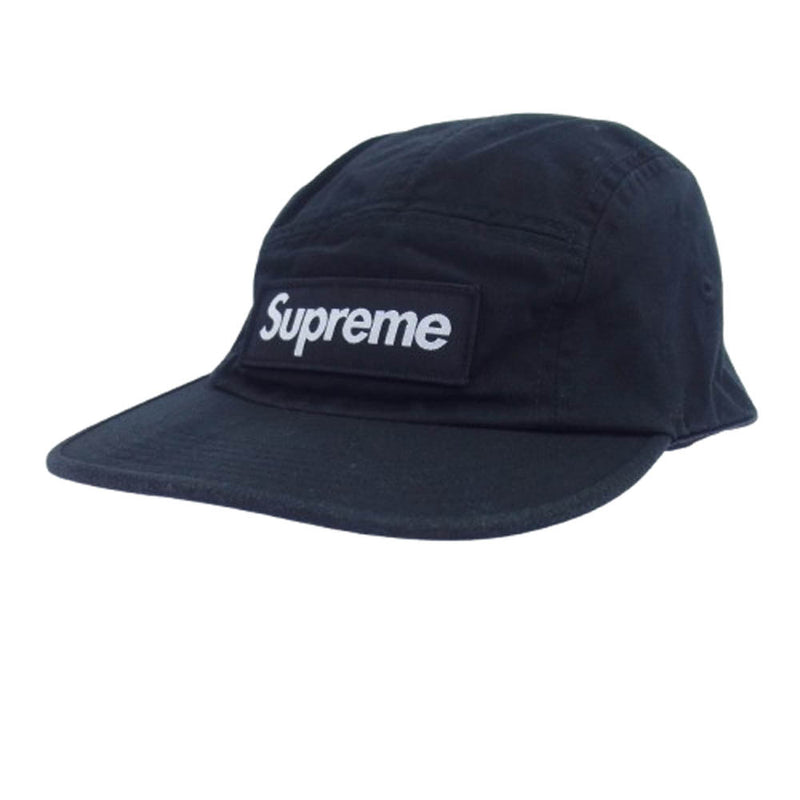 Supreme シュプリーム BOXLOGO CAMP CAP ボックスロゴ キャンプ キャップ ブラック系【中古】