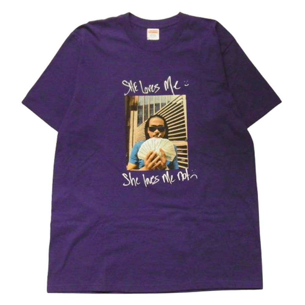 Supreme シュプリーム 25SS Max B Tee Purple マックス B Tシャツ 半袖カットソー パープル系 L【美品】【中古】