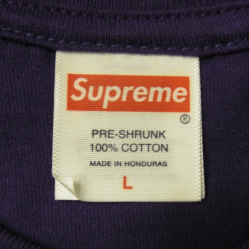 Supreme シュプリーム 25SS Max B Tee Purple マックス B Tシャツ 半袖カットソー パープル系 L【美品】【中古】
