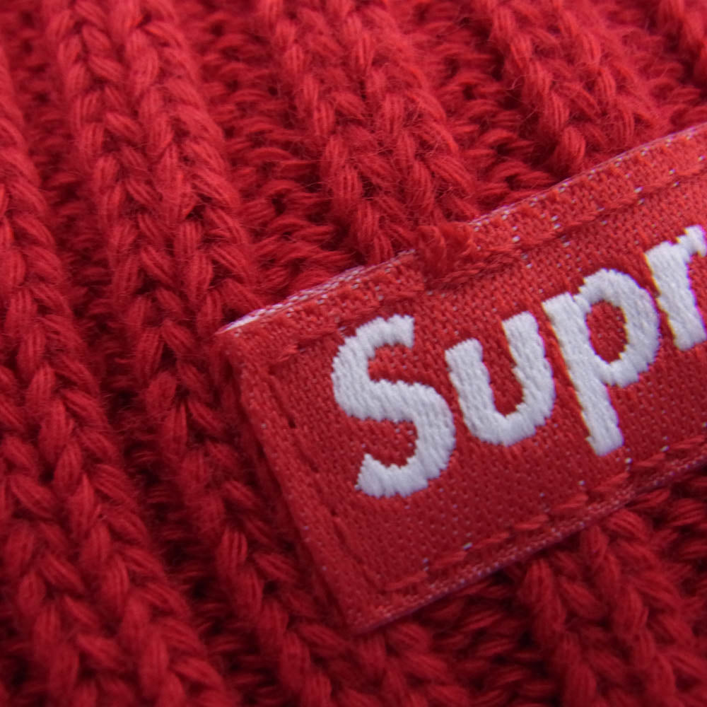 Supreme シュプリーム 25SS Small Box Logo Overdyed Beanie スモール ボックスロゴ リブ ビーニー レッド系【新古品】【未使用】【中古】