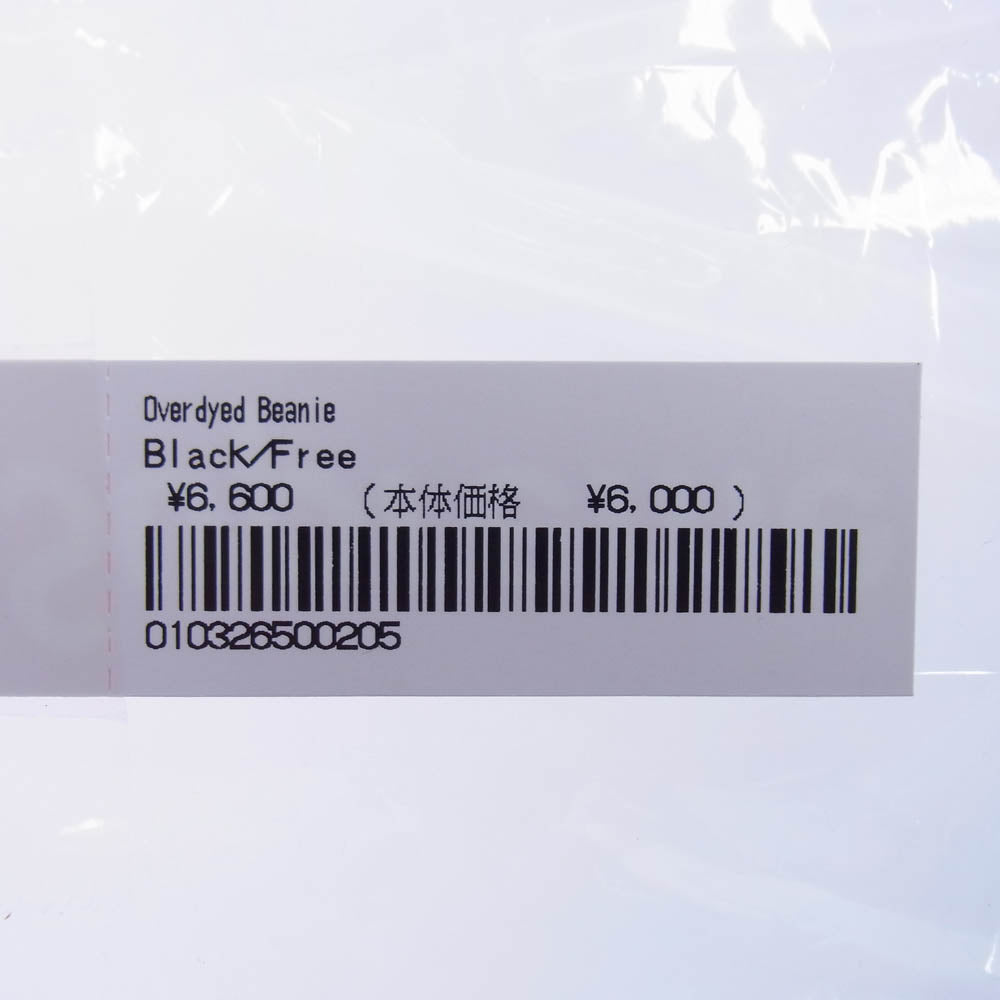 Supreme シュプリーム 25SS Small Box Logo Overdyed Beanie スモールボックスロゴリブビーニー ブラック系【新古品】【未使用】【中古】