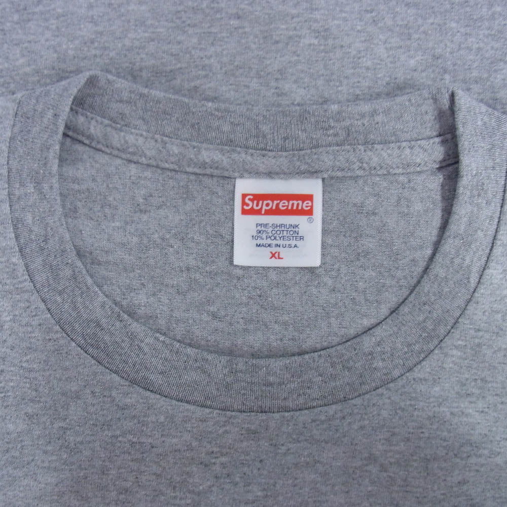 Supreme シュプリーム 23SS Arabic Logo Tee アラビアロゴプリント Tシャツ 半袖カットソー グレー系 XL【新古品】【未使用】【中古】