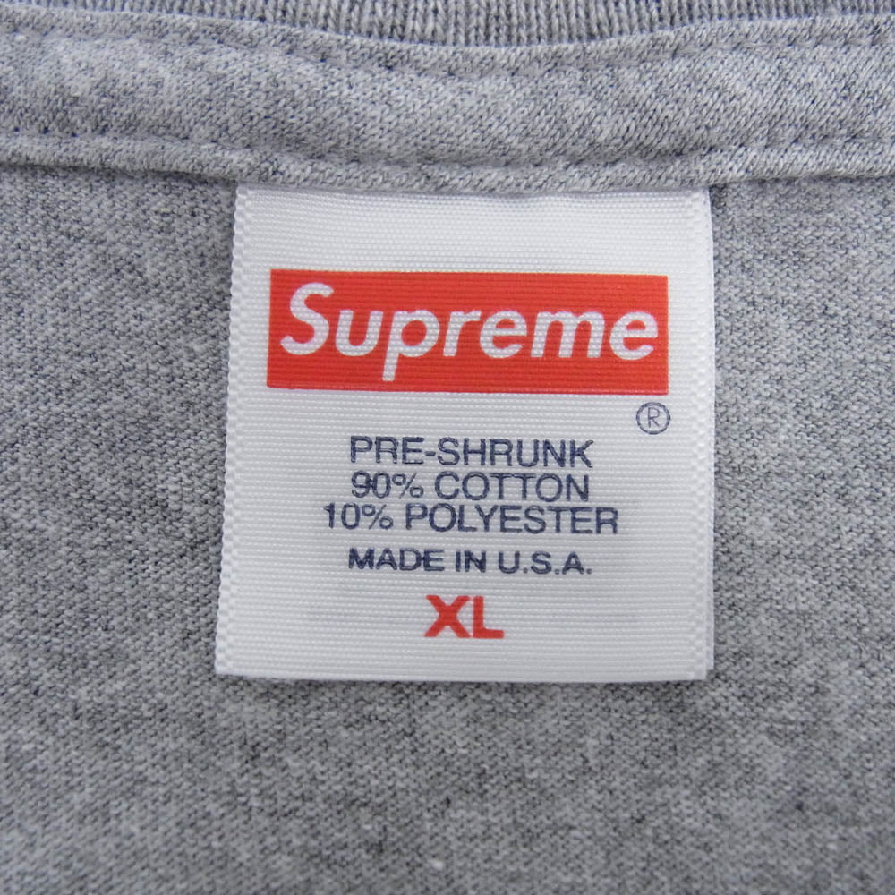 Supreme シュプリーム 23SS Arabic Logo Tee アラビアロゴプリント Tシャツ 半袖カットソー グレー系 XL【新古品】【未使用】【中古】