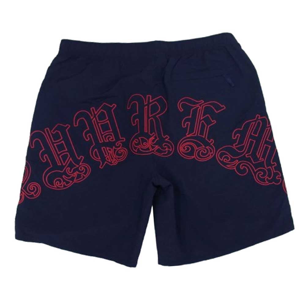 Supreme シュプリーム 23SS Old English Nylon Short オールドイングリッシュ ナイロンショート バック刺繍 ショーツ ハーフパンツ ダークネイビー系 L【美品】【中古】