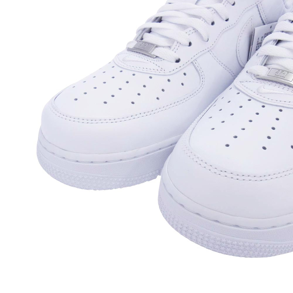 Supreme シュプリーム CU9225-100 × Nike ナイキ Air Force 1 Low White エアフォース1 ローカットスニーカー ホワイト系 28cm【新古品】【未使用】【中古】