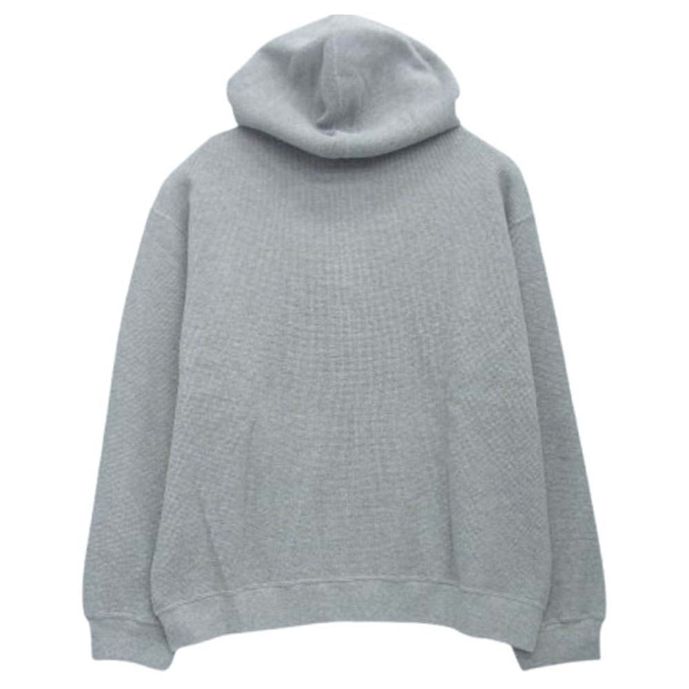 Supreme シュプリーム 25SS Hooded Zip Up Thermal フーデッド ジップ アップ サーマル パーカー グレー系 L【極上美品】【中古】