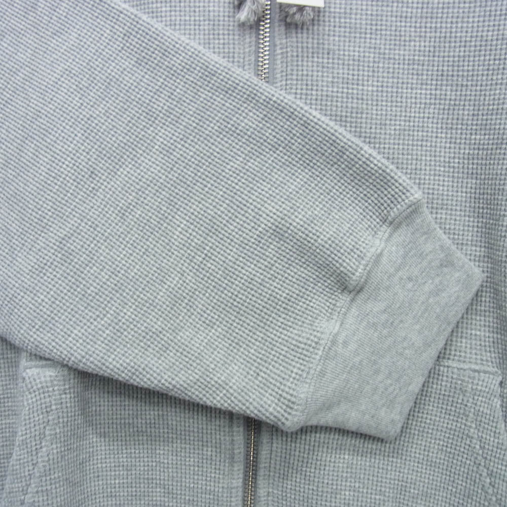 Supreme シュプリーム 25SS Hooded Zip Up Thermal フーデッド ジップ アップ サーマル パーカー グレー系 L【極上美品】【中古】
