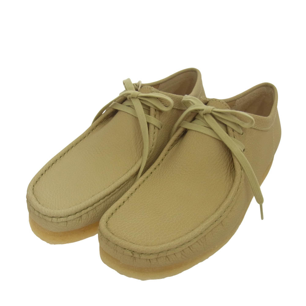 Supreme シュプリーム 25SS 11826 × Clarks クラークス Reflective Wallabee リフレクティブ ワラビー レザーシューズ クレープソール ブラウン系 9.5【新古品】【未使用】【中古】