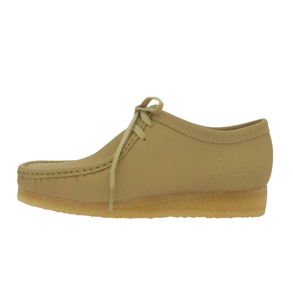 Supreme シュプリーム 25SS 11826 × Clarks クラークス Reflective Wallabee リフレクティブ ワラビー レザーシューズ クレープソール ブラウン系 9.5【新古品】【未使用】【中古】
