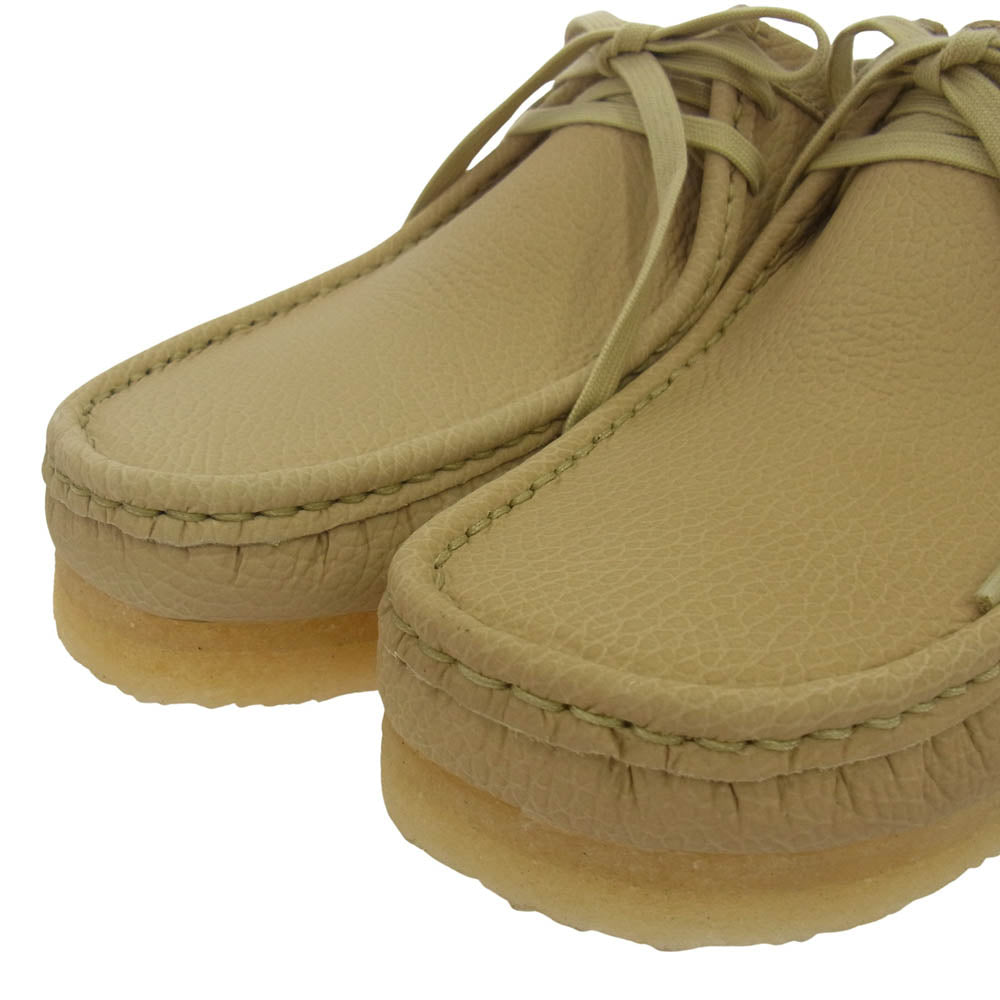 Supreme シュプリーム 25SS 11826 × Clarks クラークス Reflective Wallabee リフレクティブ ワラビー レザーシューズ クレープソール ブラウン系 9.5【新古品】【未使用】【中古】