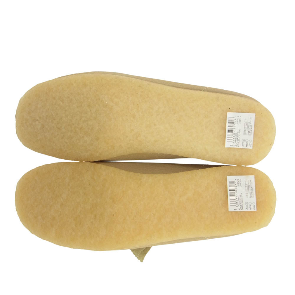 Supreme シュプリーム 25SS 11826 × Clarks クラークス Reflective Wallabee リフレクティブ ワラビー レザーシューズ クレープソール ブラウン系 9.5【新古品】【未使用】【中古】