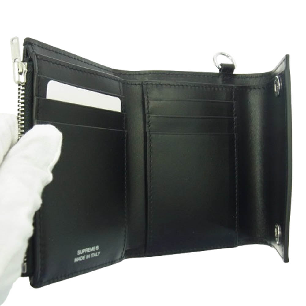 Supreme シュプリーム 25SS Leather Chain Wallet Snow Camo レザー チェーンウォレット スノーカモ 財布 グレー系【新古品】【未使用】【中古】