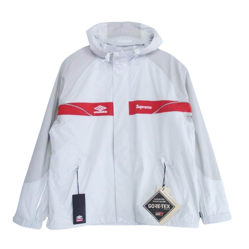 Supreme シュプリーム 25SS × UMBRO アンブロ GORE-TEX Hooded Jacket ゴアテックス フーデッド ジャケット ブルゾン グレー系 M【極上美品】【中古】