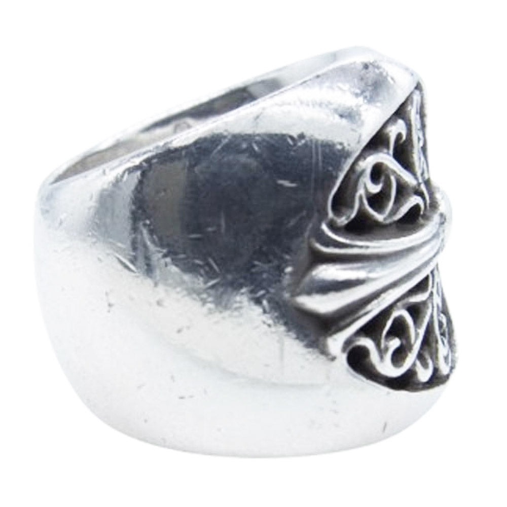 CHROME HEARTS クロムハーツ（原本無） CLASSIC OVAL クラシック オーバルクロス リング シルバー系 21.5号【中古】