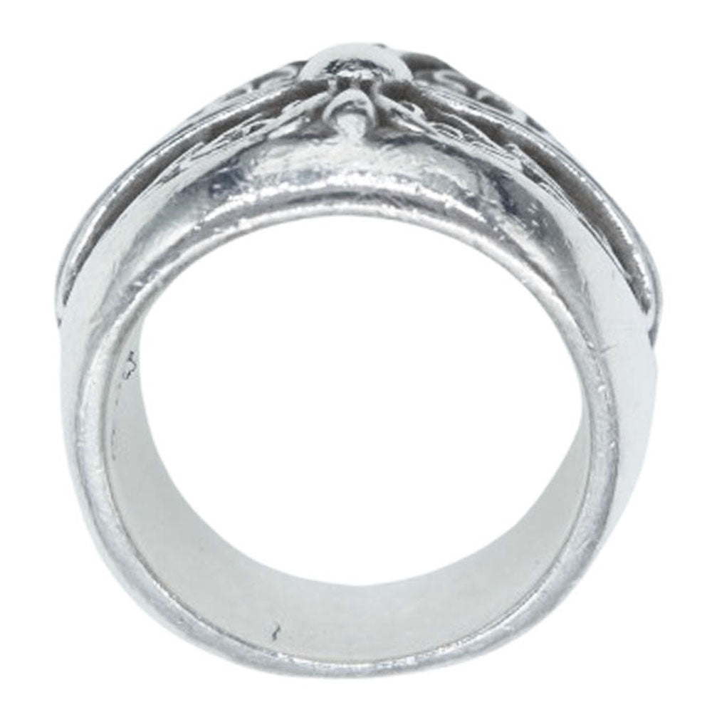 CHROME HEARTS クロムハーツ（原本無） CLASSIC OVAL クラシック オーバルクロス リング シルバー系 21.5号【中古】