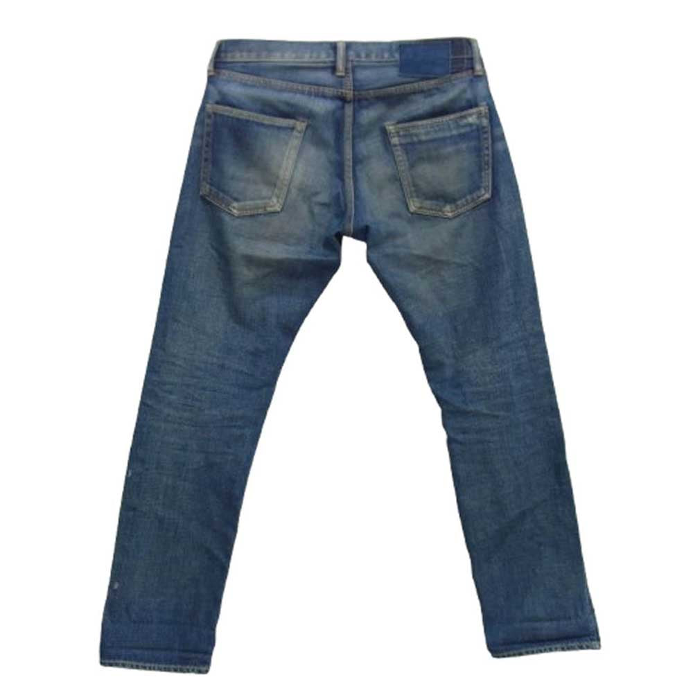 VISVIM ビズビム 16AW 0116205005020 SOCIAL SCLPTR 10 SLIM DAMAGED-12 ダメージ加工 スリム デニム パンツ インディゴブルー系 W34【中古】