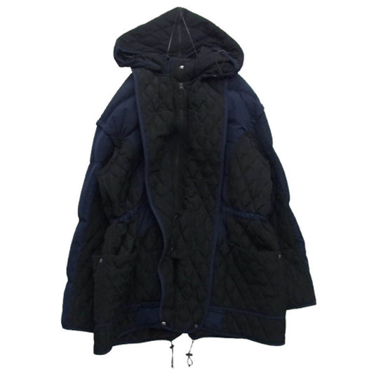 ジュンミカミ 21AW WT21513ST-JM ×WILD THINGS ワイルドシングス キルティング ダウン コート ジャケット ブラック系 ダークネイビー系【中古】