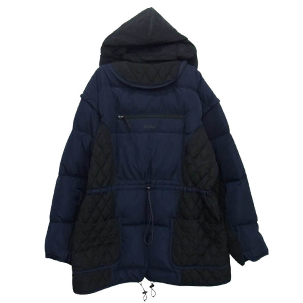 ジュンミカミ 21AW WT21513ST-JM ×WILD THINGS ワイルドシングス キルティング ダウン コート ジャケット ブラック系 ダークネイビー系【中古】