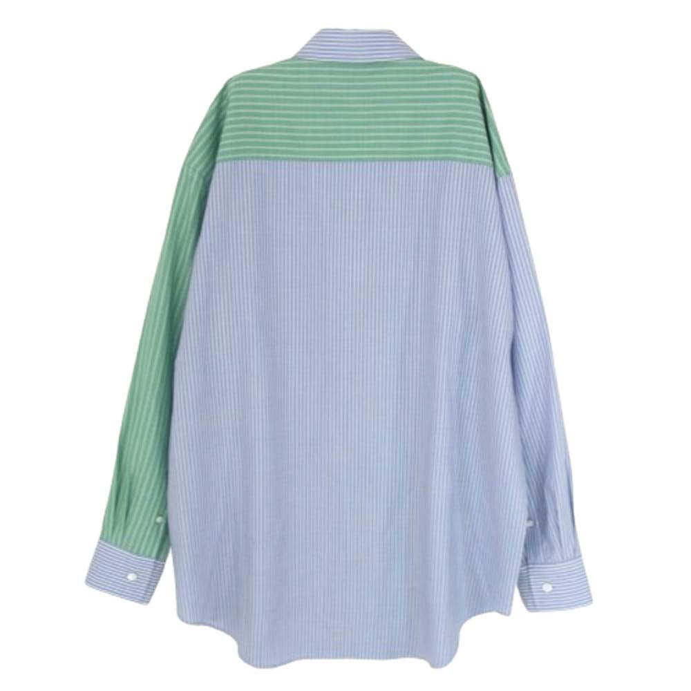 AURALEE オーラリー 25SS A25SS04WW SUPER FINE WOOL MULTI STRIPE SHIRT マルチ ストライプ ウール 長袖シャツ マルチカラー系 1【極上美品】【中古】
