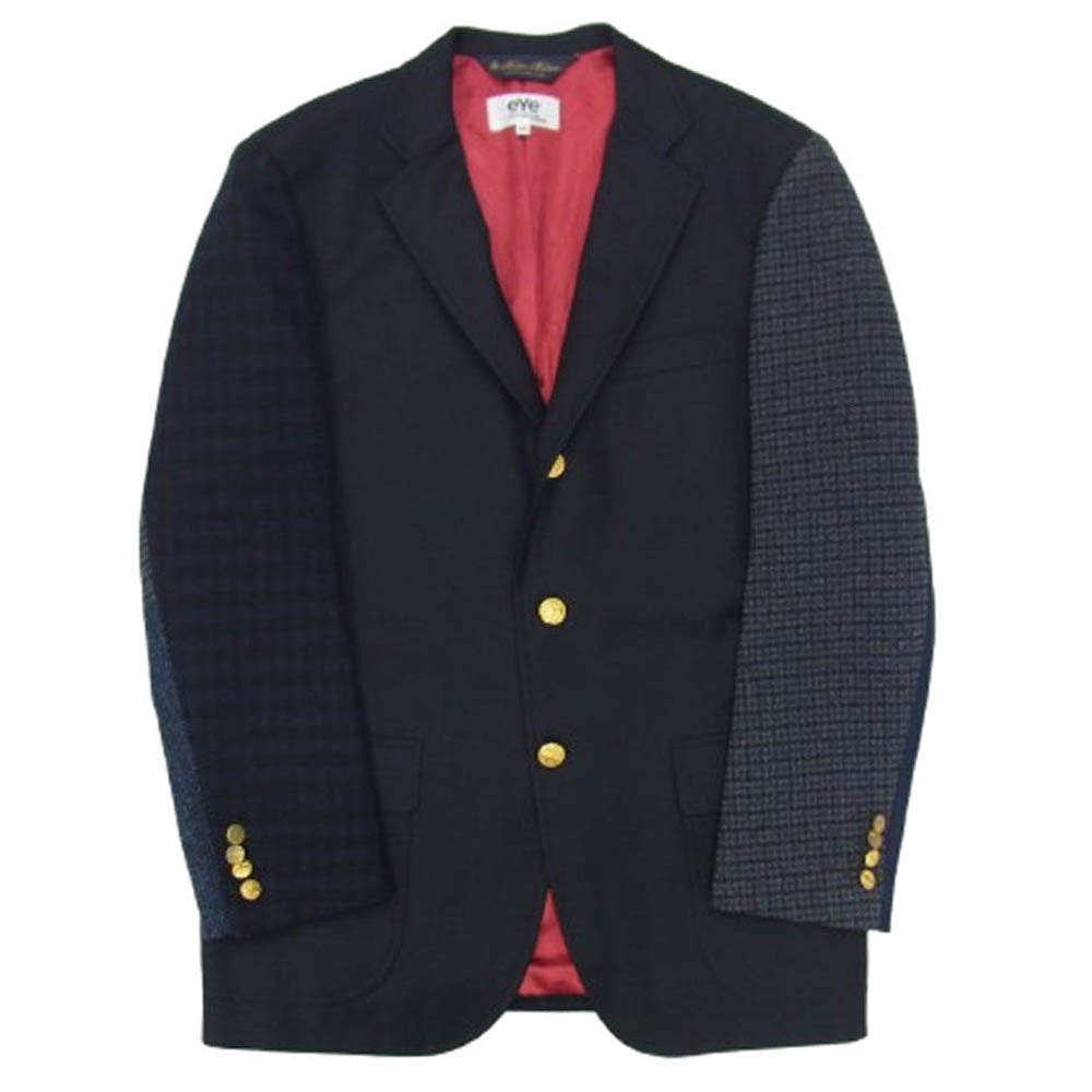 JUNYA WATANABE COMME des GARCONS MAN ジュンヤワタナベコムデギャルソンマン 19AW WD-J908 × BROOKS BROTHERS ブルックスブラザーズ ブレザーカスタマイズ マディソンフィット テーラードジャケット ネイビー系 M【美品】【中古】