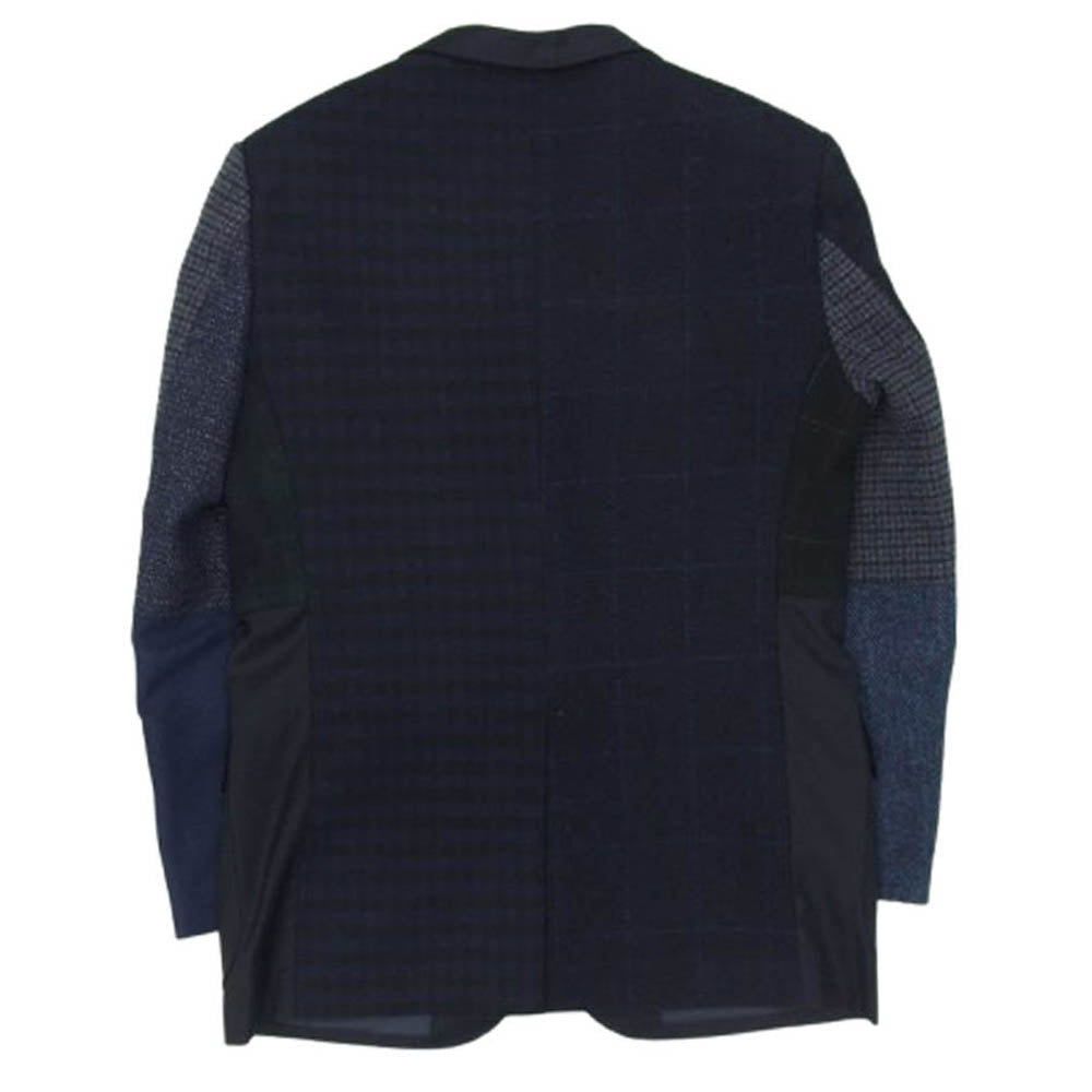 JUNYA WATANABE COMME des GARCONS MAN ジュンヤワタナベコムデギャルソンマン 19AW WD-J908 × BROOKS BROTHERS ブルックスブラザーズ ブレザーカスタマイズ マディソンフィット テーラードジャケット ネイビー系 M【美品】【中古】