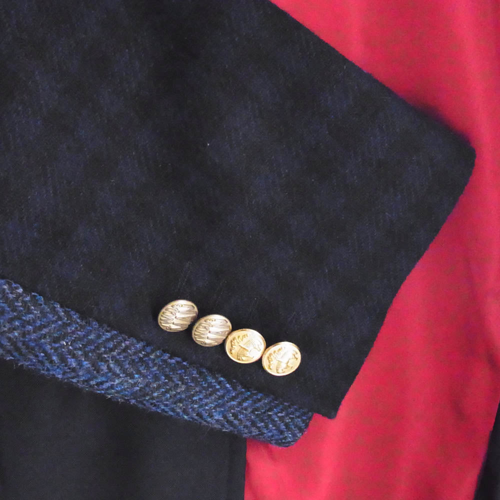 JUNYA WATANABE COMME des GARCONS MAN ジュンヤワタナベコムデギャルソンマン 19AW WD-J908 × BROOKS BROTHERS ブルックスブラザーズ ブレザーカスタマイズ マディソンフィット テーラードジャケット ネイビー系 M【美品】【中古】