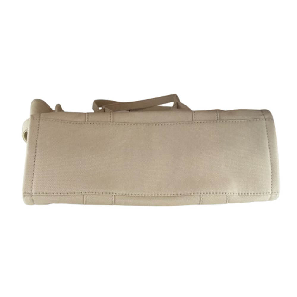 MARC BY MARC JACOBS マークバイマークジェイコブス THE TOTE BAG ロゴ キャンバス トートバッグ ベージュ系【極上美品】【中古】