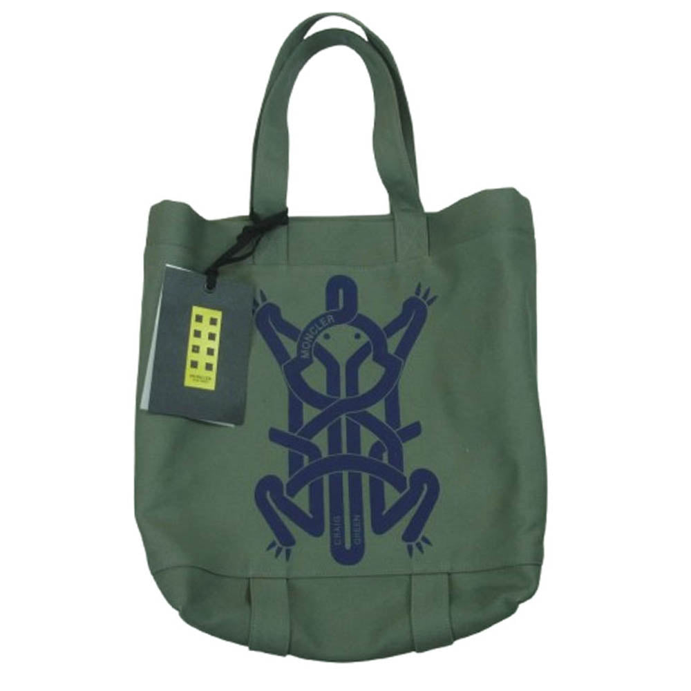 MONCLER モンクレール × CRAIG GREEN クレイググリーン NS TOTE CG トートバッグ グリーン系【美品】【中古】