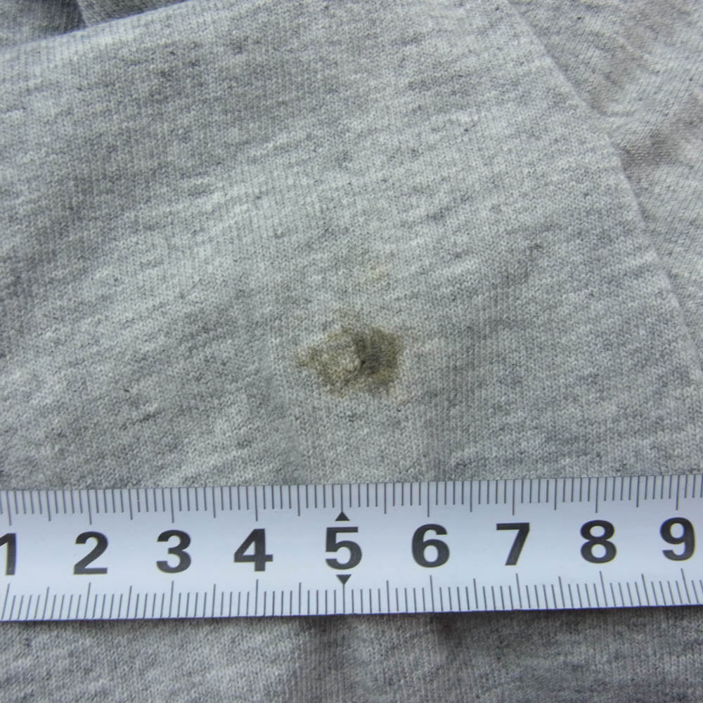 STUSSY ステューシー 90s 紺タグ USA製 old stussy INTERNATIONAL プリント Tシャツ グレー系 L【中古】